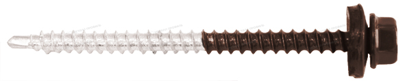 Приобрести долговечный Саморез 4,8х70 ПРЕМИУМ RAL8017 (коричневый шоколад) в интернет-магазине Компании Металл профиль.